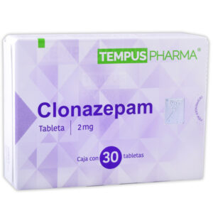 Clonazepam 2 Mg 30 Tabletas